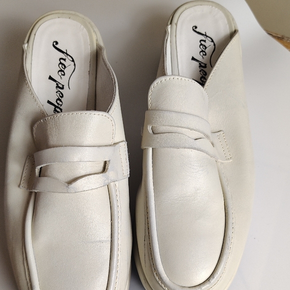 Free People Cream Men's Loafers - Picture 4 of 5